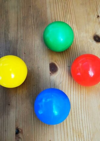 niet-latexvrij balletje, zacht, 4 centimeter